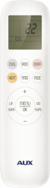 Настенная сплит-система AUX ASW-H09A4/CB-R2DI + AS-H09A4/CB-R2DI, белый